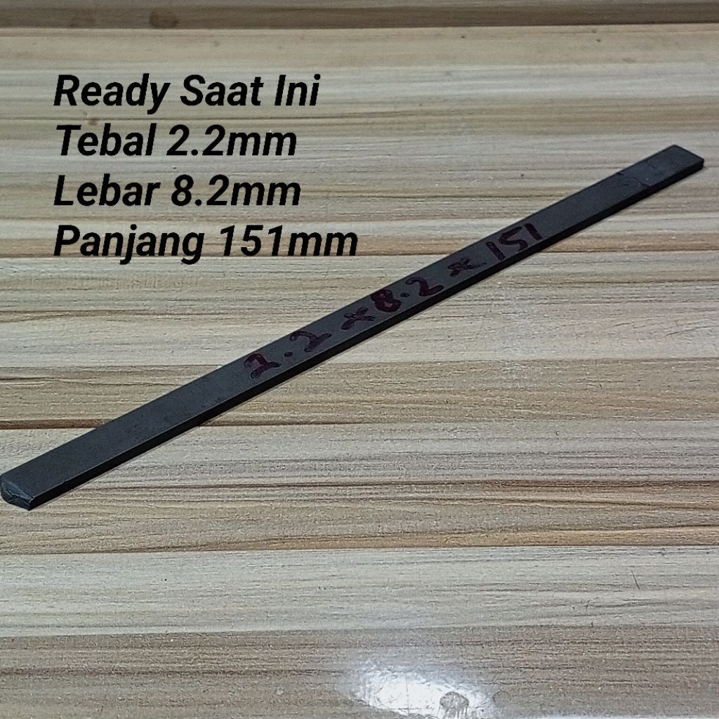 plat carbide 2.23x10x116 Plat carbide Full Carbide Tebal 2.23mm