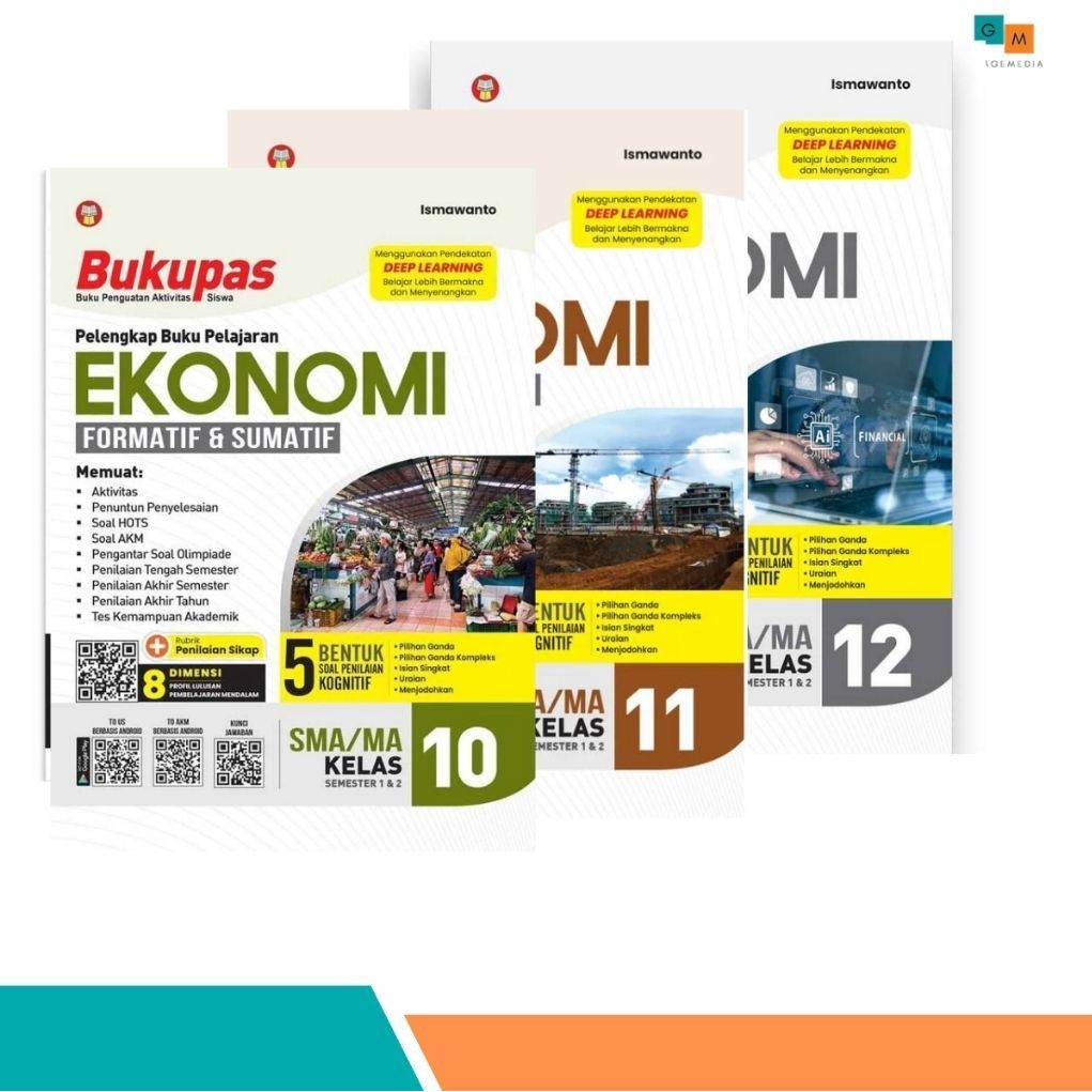 Buku Ekonomi SMA - Bukupas Ekonomi untuk SMA/MA Kelas 10 11 12 - Kurilulum Merdeka Deep Learning - Y