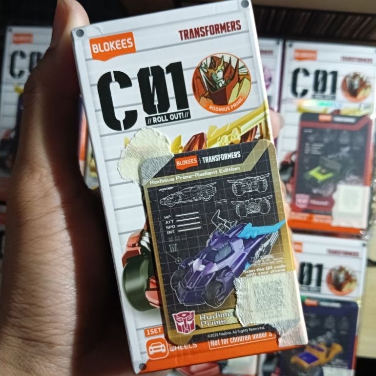 RODIMUS PRIME - RADIANT EDITION Blok Iss Wheels Transformers C01 (Secret)