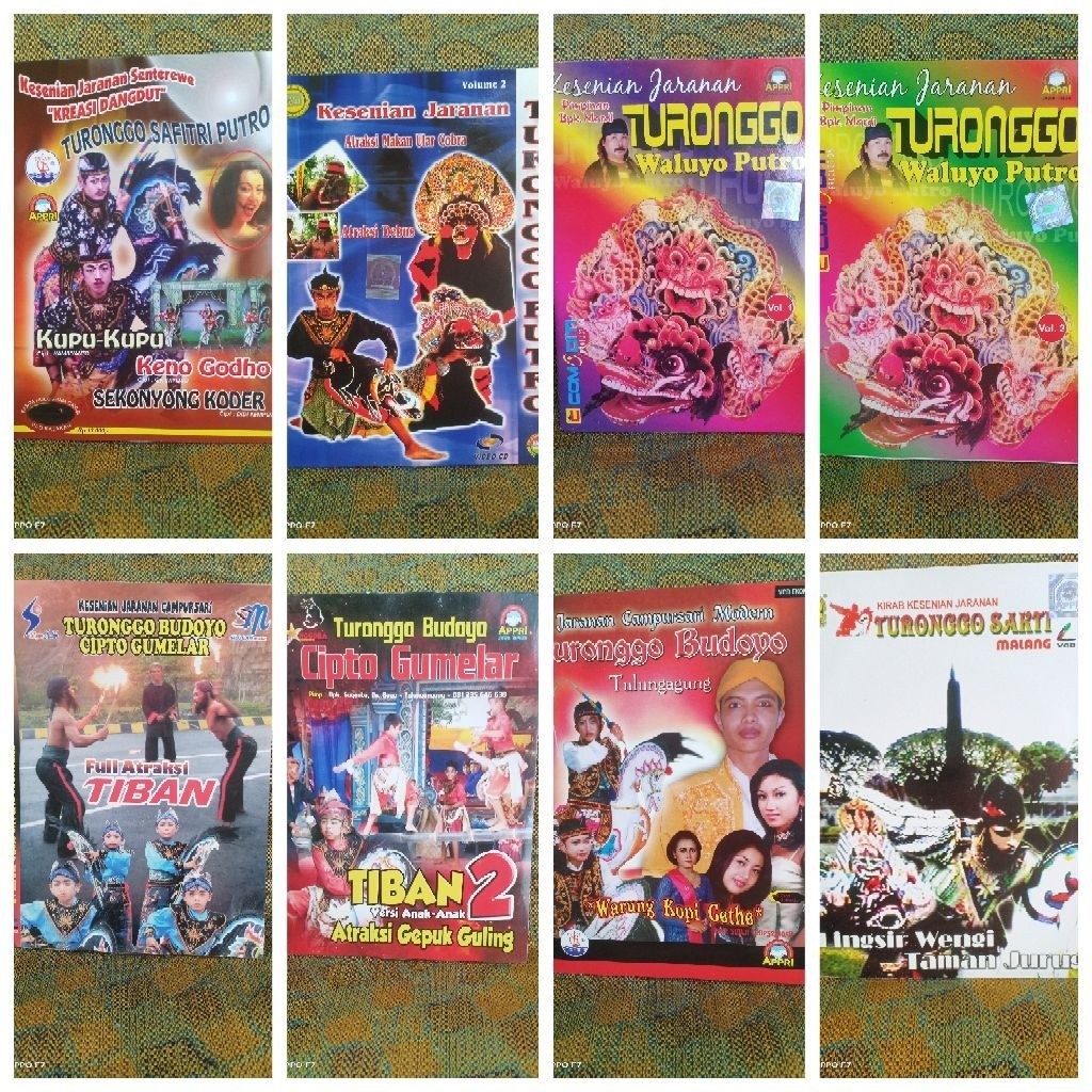 KASET VCD JARANAN 8 MACAM VOL 4 RANDOM
