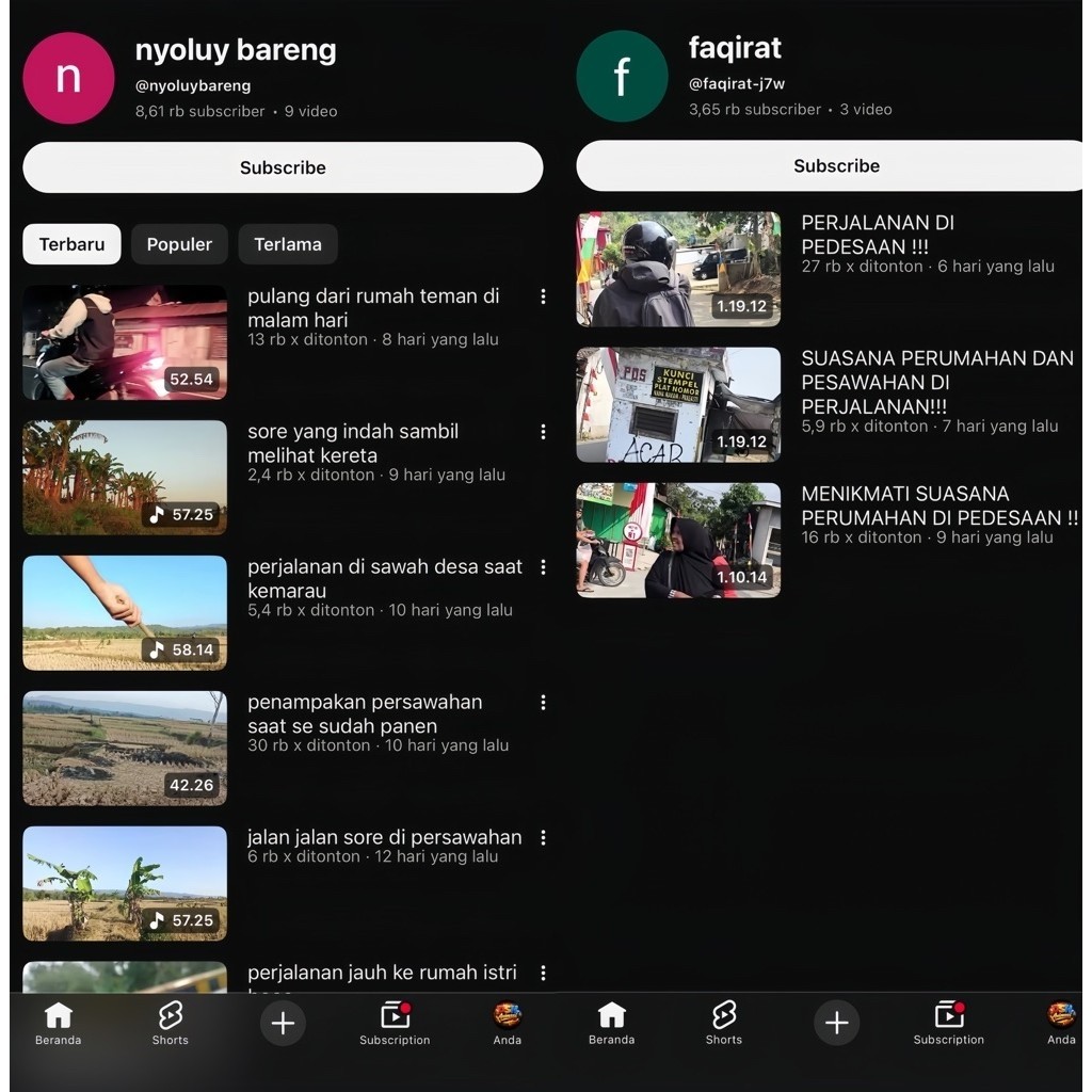 CHANEL YOUTUBE FULL JAM TAYANG SIAP AJUKAN MONETISASI