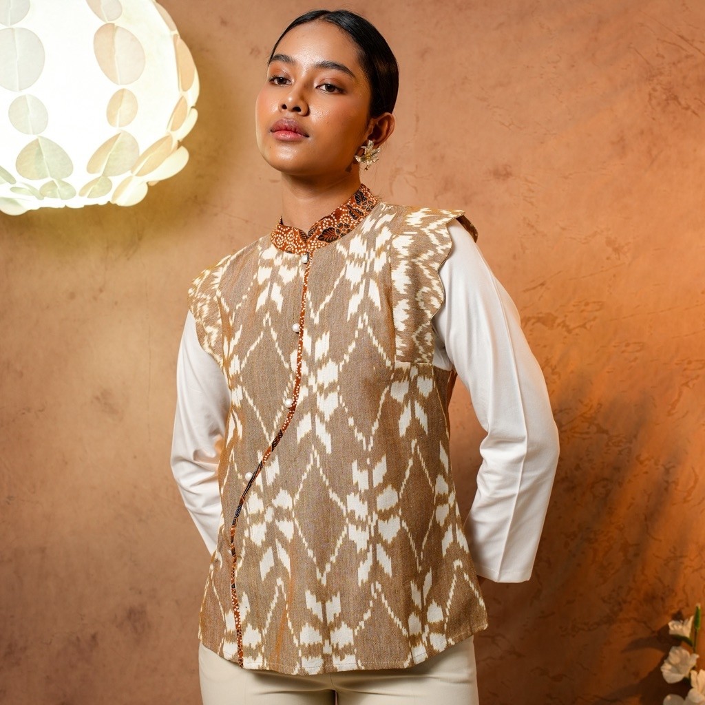 Sovinska Blouse Atasan Wanita M2 Tenun New Model