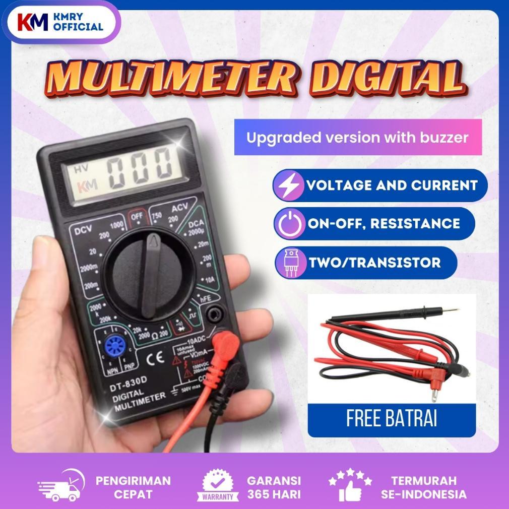 KMRY Multitester/Multimeter Digital DT-830B Multimeter DT830B / DT-830B Tofuda Model Avometer