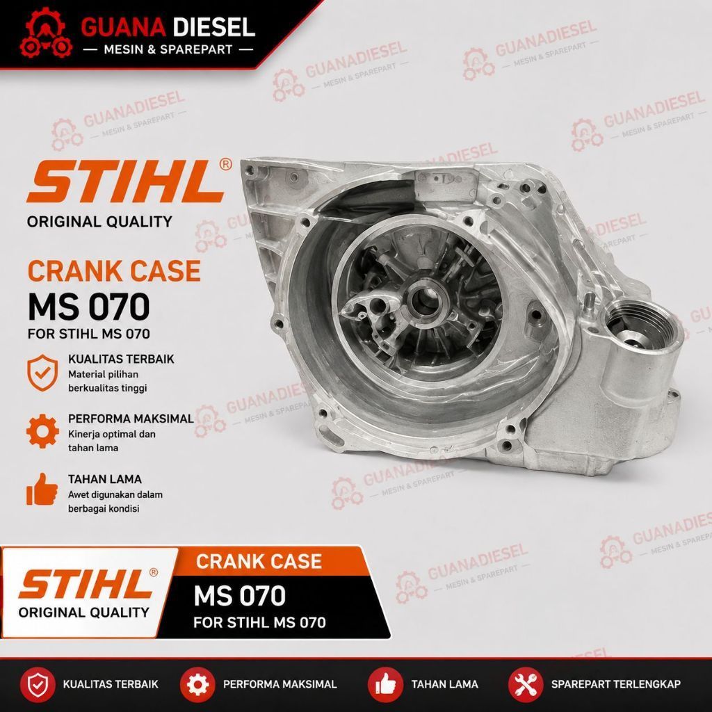 CRANK CASE STIHL CHAINSAW BESAR BODY 070 STIHL ORIGINAL