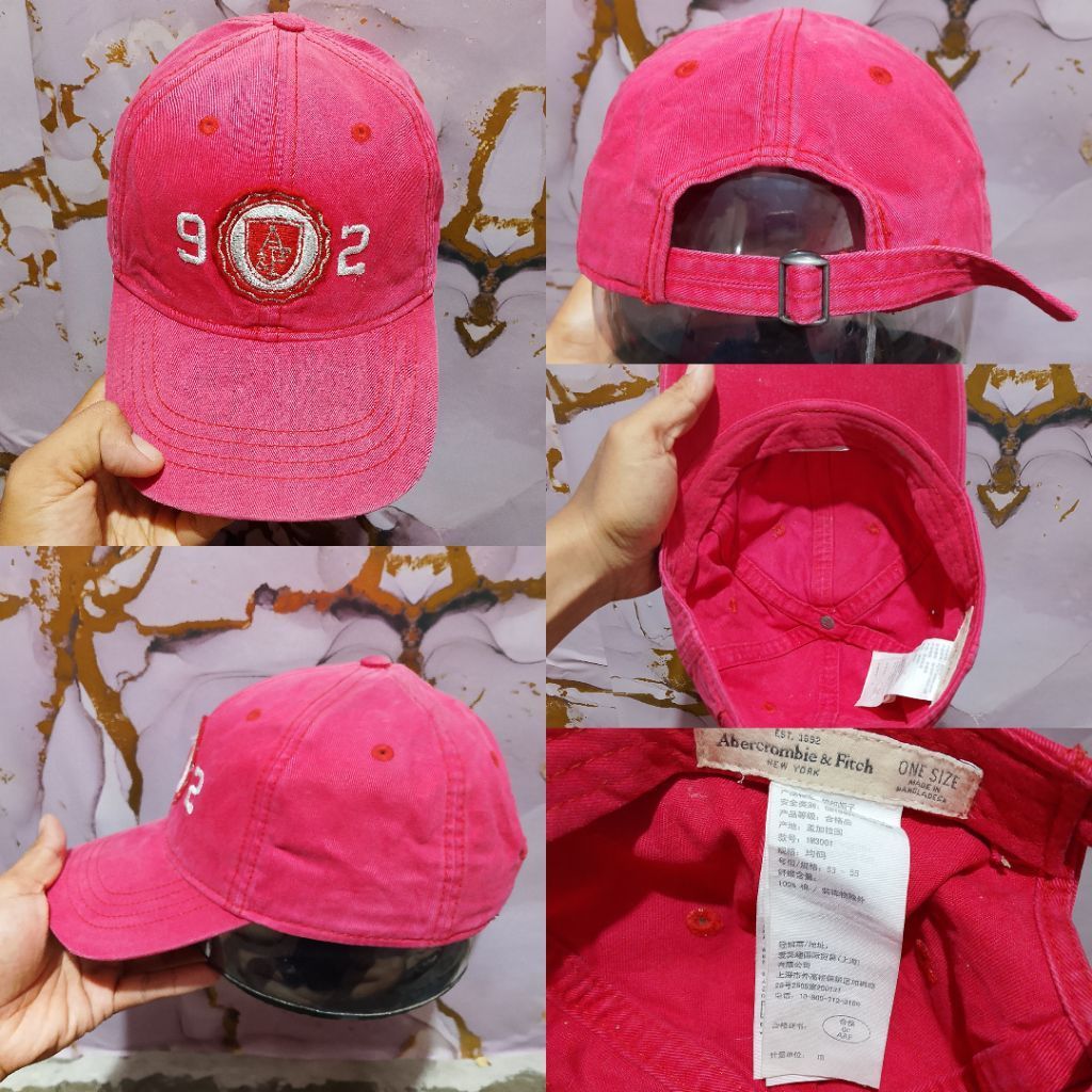 Topi second Patch simpel 92 Abercrombie Fitch