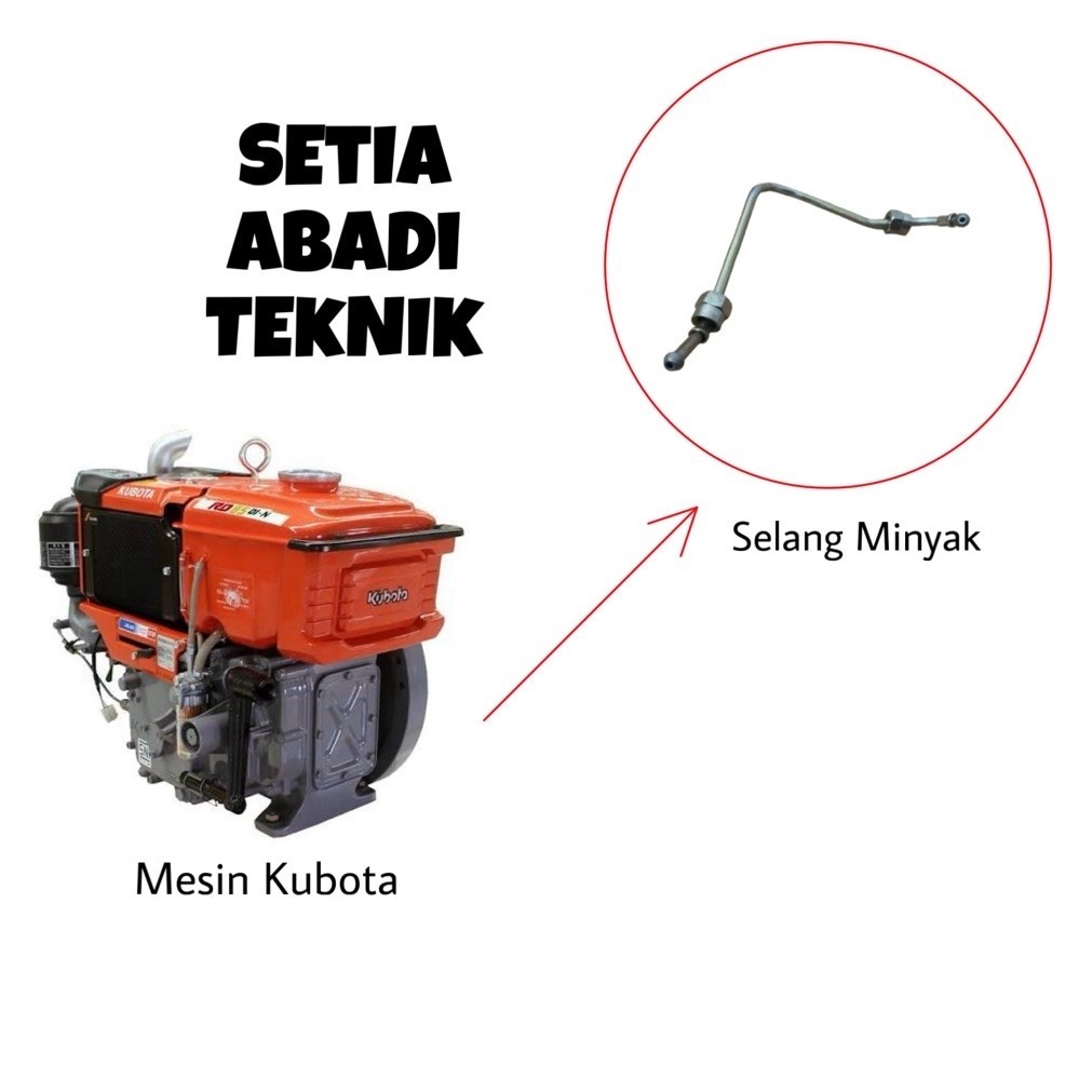 Selang Minyak Mesin Kubota RD 85/Selang Solar Mesin Kubota RD 85