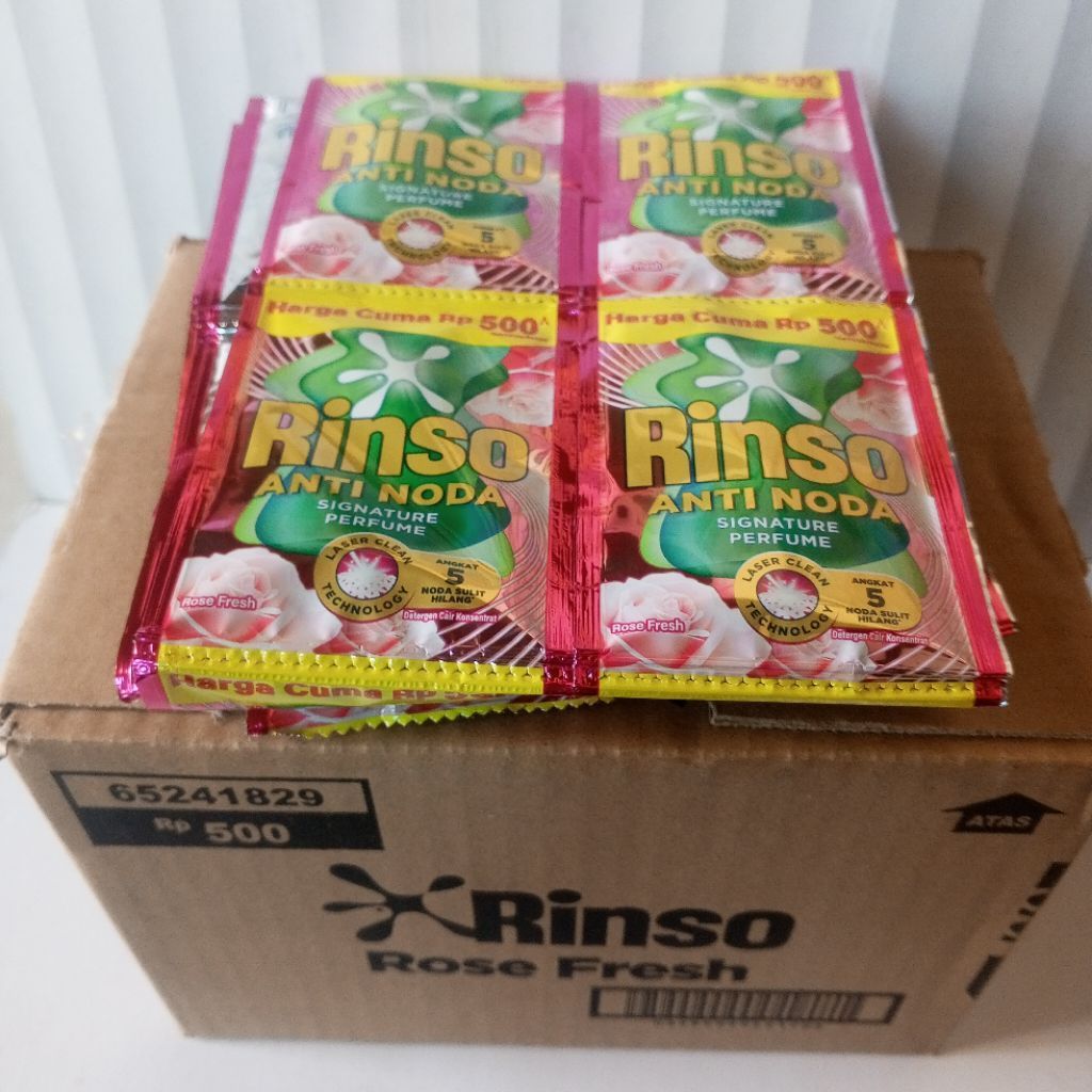 Rinso cair sachet 1 dus