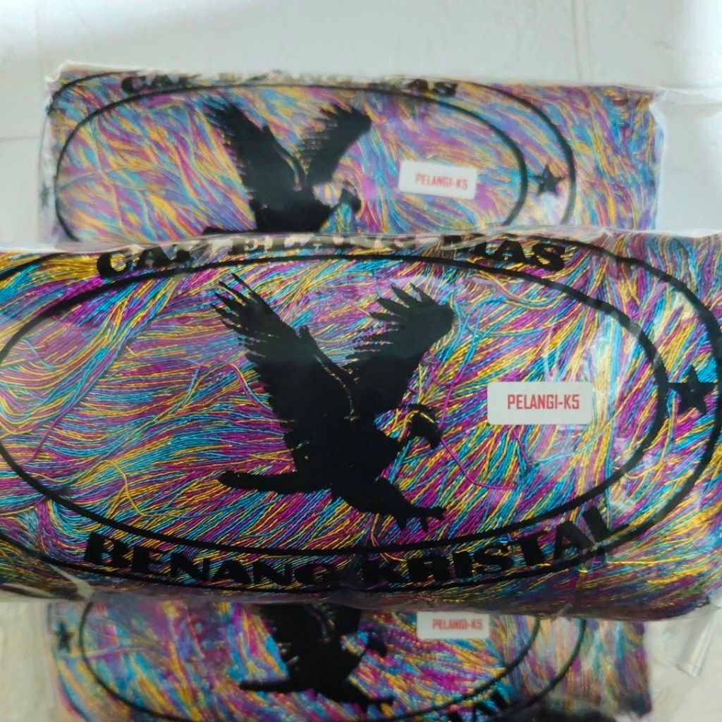 BENANG KRISTAL CAP ELANG MAS PELANGI