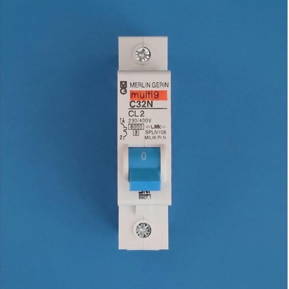 BM MCB Termis Merlin Gerin MG Biru Multi9 CL 2A 4A 6A 10A  Ampere