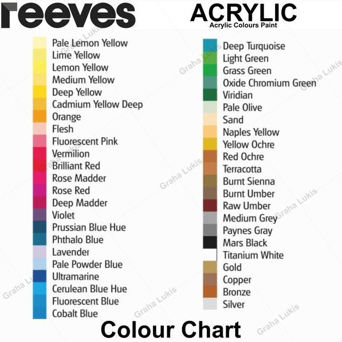 ORI Reeves Acrylic Colour Fine Artist 75ml