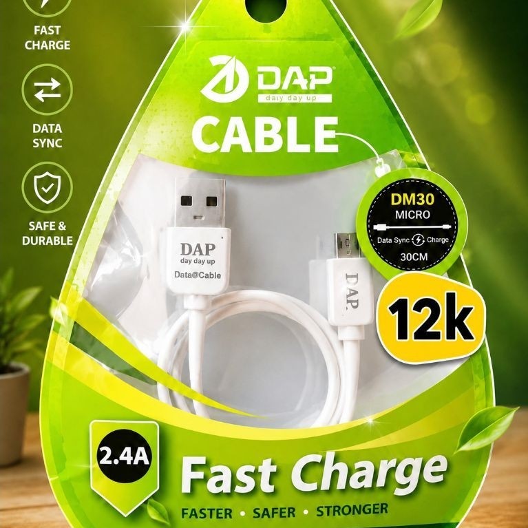 KABEL DATA MICRO DM30 FAST CHARGE 30cm