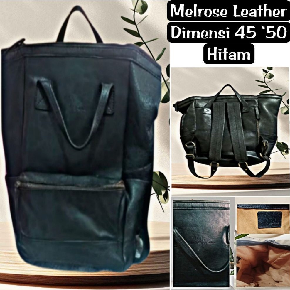 Tas ransel kulit asli melrose Leather