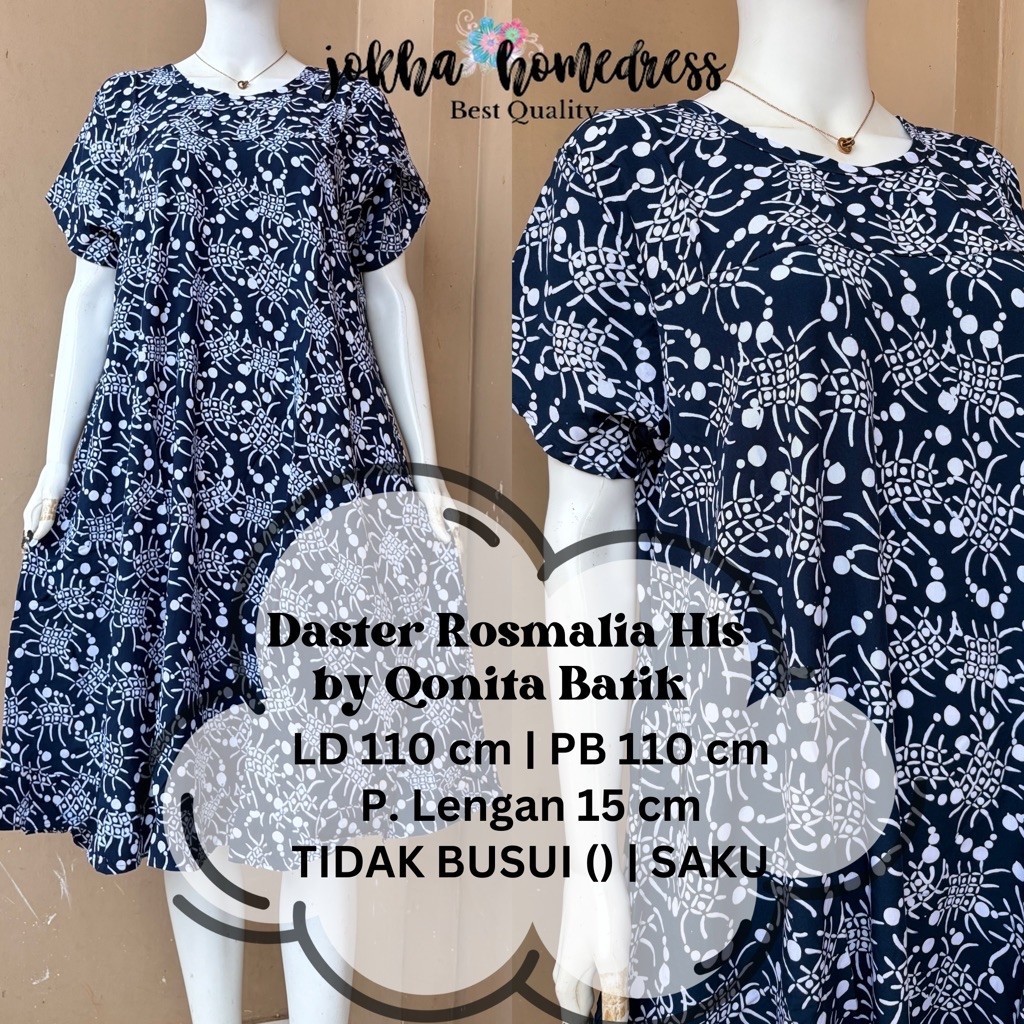 Daster Rosmalia Hls by Qonita Batik Pekalongan