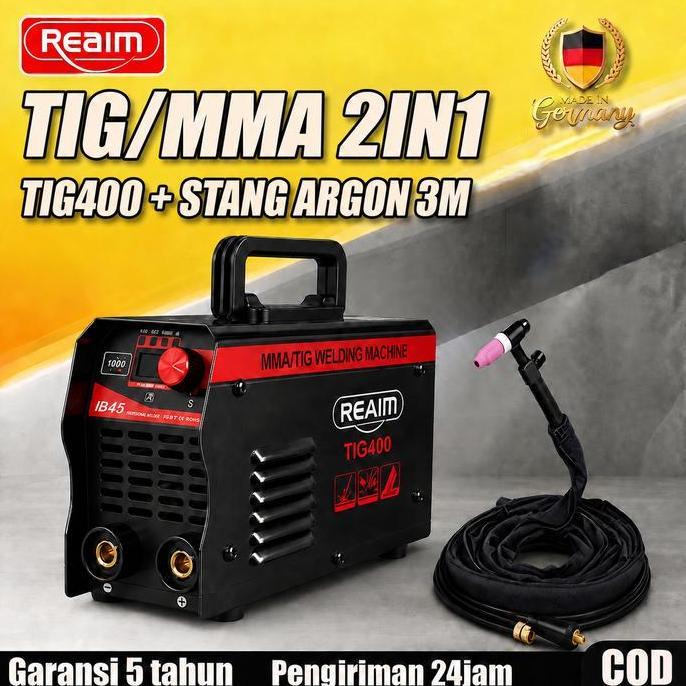Reaim Mesin Las Tig-400  Reaim Mesin Las Jerman Mesin Las Mini Tig-400 Mesin Las Listrik 450 Watt Tr