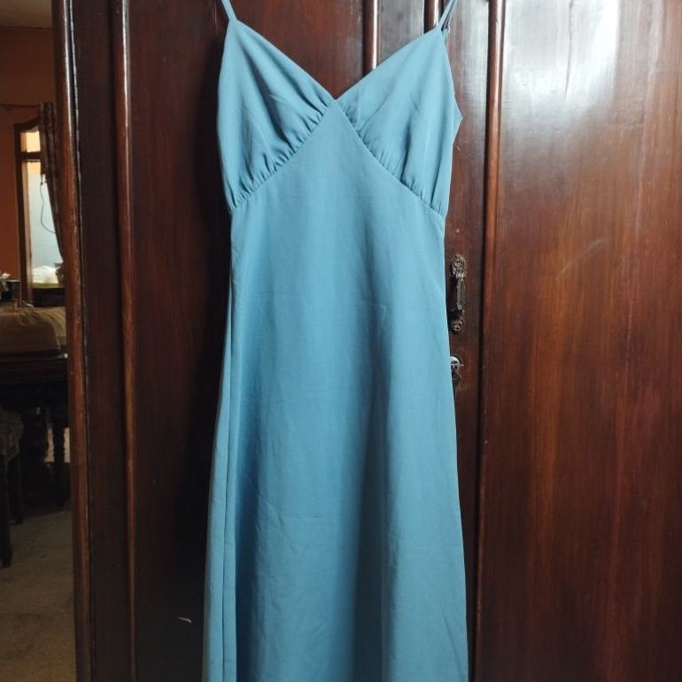 dress denim tali tipis sexy