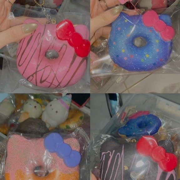 Hello Kitty Donut squishy preloved wts