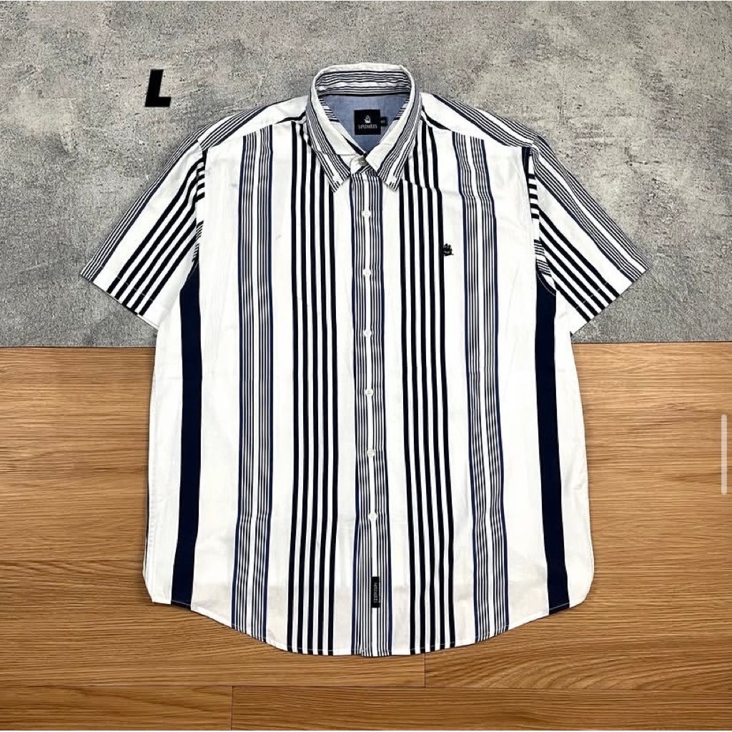 1492 Miles Striped Short Sleeve Shirt (BSP 05)