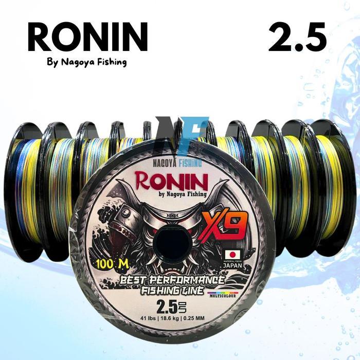 NAGOYA FISHING - PE Pancing Nilon Fishing RONIN X9 - 0.8