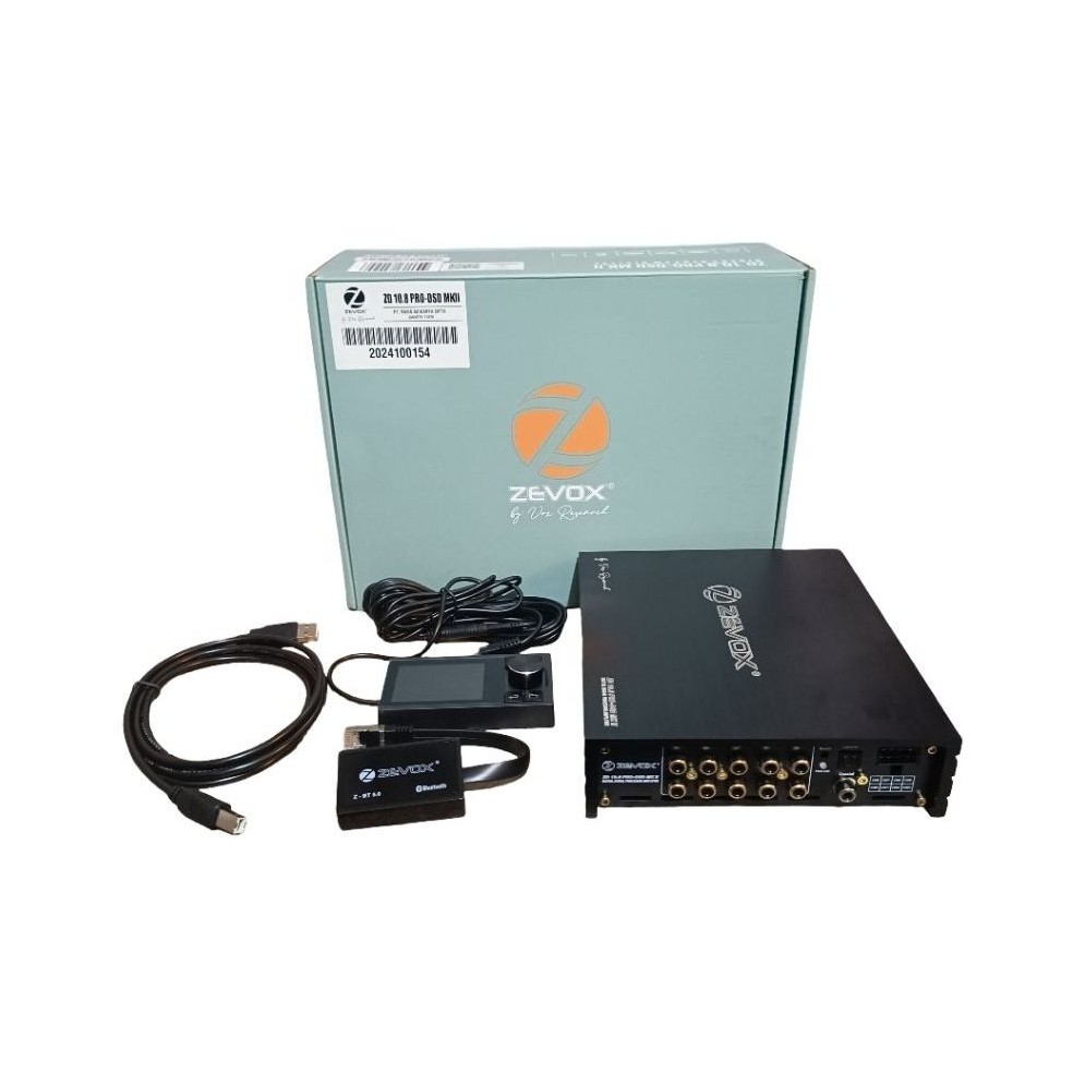ZEVOX ZP10.8 PRO-DSP MKll AMP DSP Processor 10CH Amplifier 8CH With DSP Player - Zevox