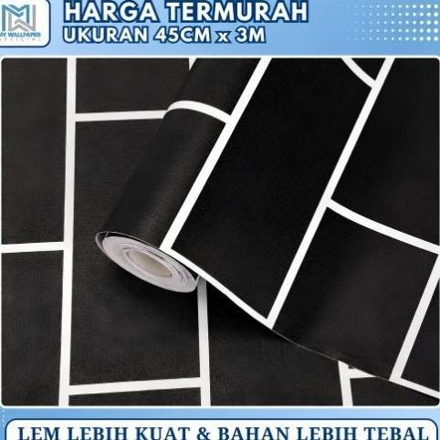 Wallpaper Dinding Motif Bata Hitam Wallpaper Dinding Bata Hitam Wallpaper Dinding Kamar Motif Bata H