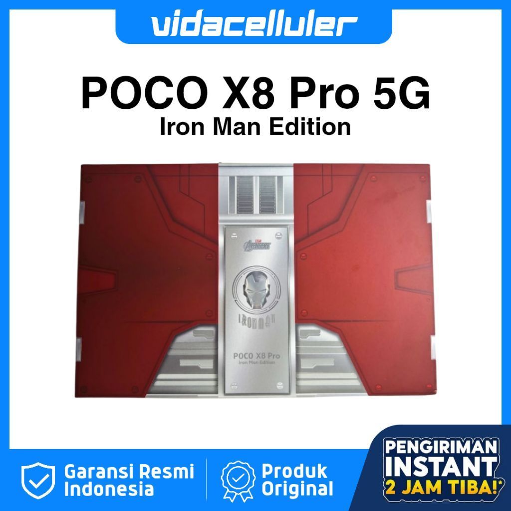 POCO X8 Pro Iron Man Edition (12/512) Garansi Resmi