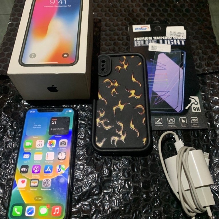 Iphone X rom 256gb Second/Bekas