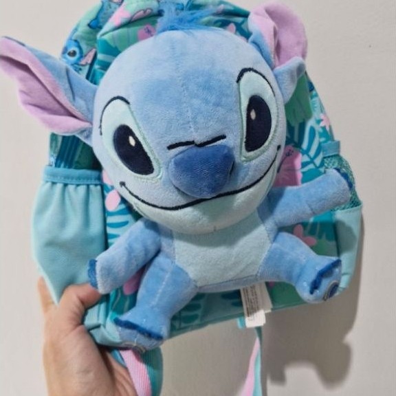 Smiggle Stitch Teeny Tiny Backpack With Plush