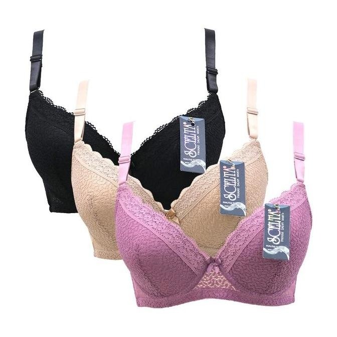 Scelta - Bra Ukuran Besar Berkawat Bh Big Size Busa Sedang Sc 1700
