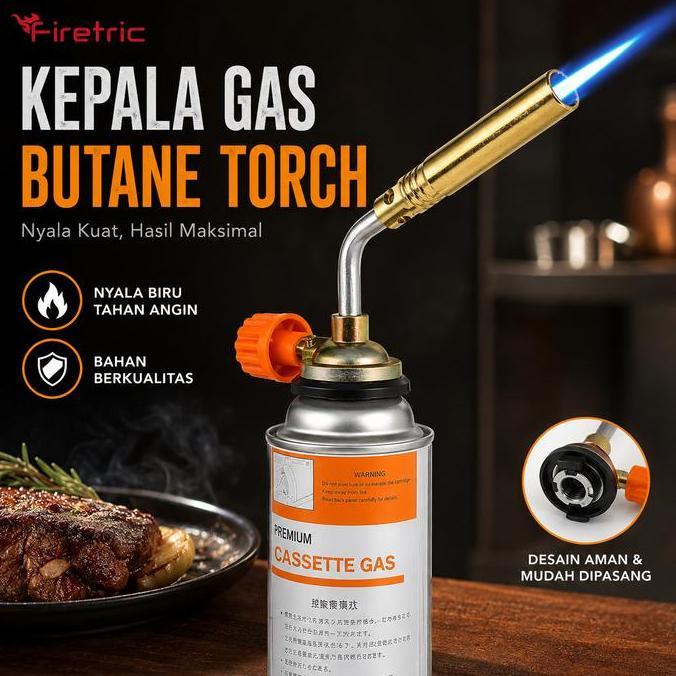 Gas Torch Pematik Adaptor Kepala Gas Baberque Blender Las Tabung Botol