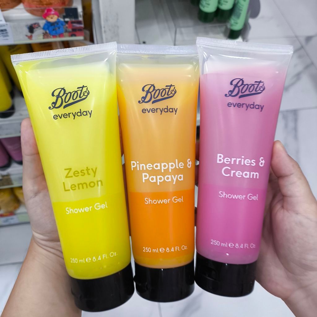 Boots Zingy Zesty Lemon / Pineapple Papaya / Berries & Cream / Strawberry Pomegranate / Coconut Vani