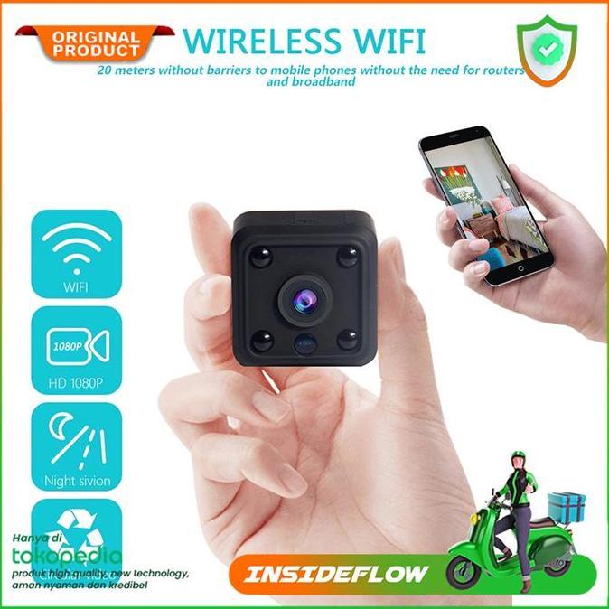 Espio - Kamera Mini Tersembunyi Spy Cam Wifi Mini Camera Cctv