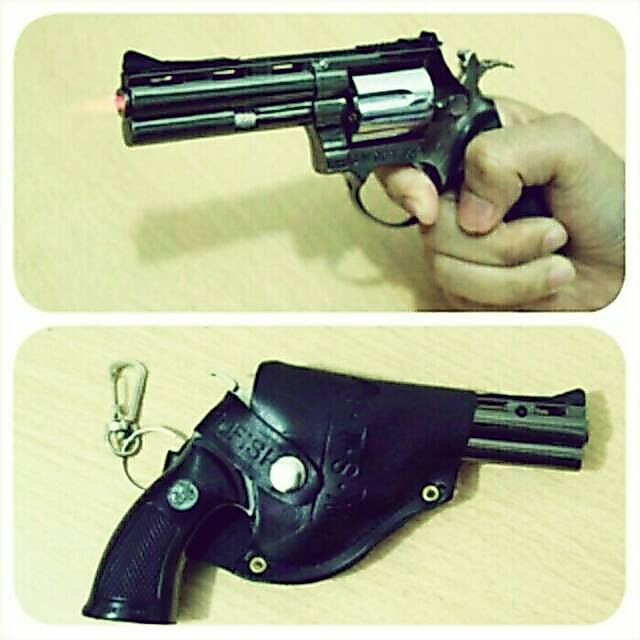 KOREK API MODEL  REVOLVER PHYTON - KOREK API PISTOL - KOREK GAS - REPLIKA PISTOL REVOLVER
