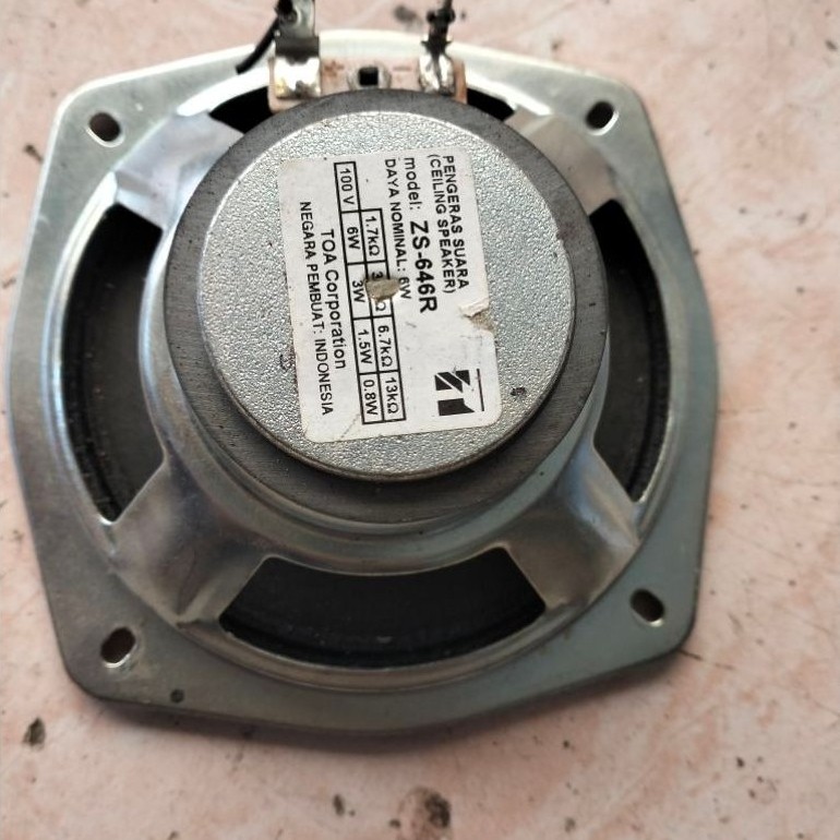 SPEAKER plapon Rumah /mobil  ASLI TOA 4 ,inch