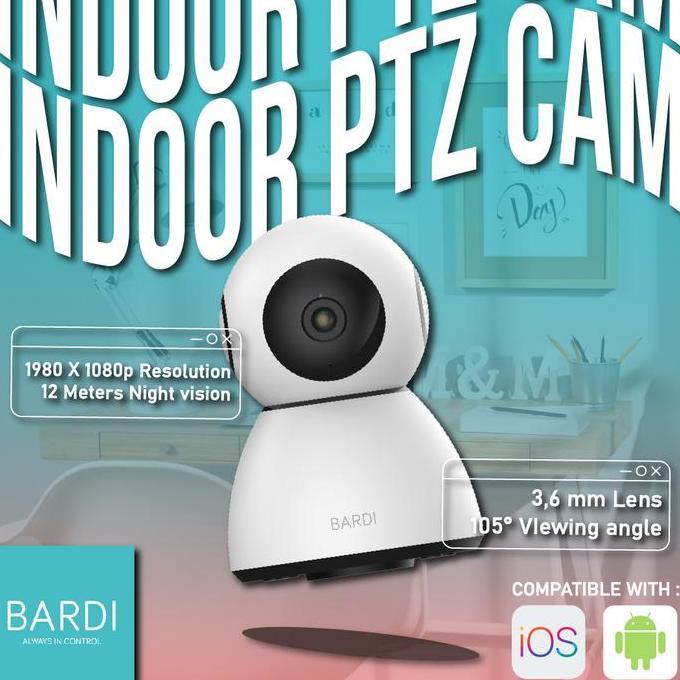 Espio - Bardi Smart Ip Cctv 360 Indoor/ Kamera Indoor - Ptz Pan Tilt Zoom Wifi Cctv