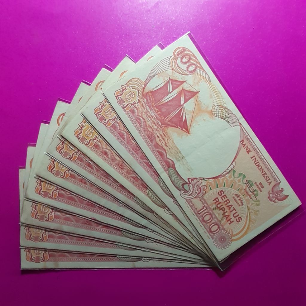 Uang kuno 100 rupiah pinisi 1992