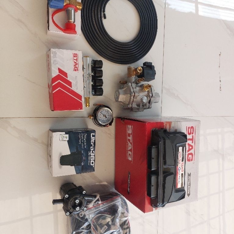 Kit Multipoint CNG 4cyl STAG 300 SET konversi bbm bbg