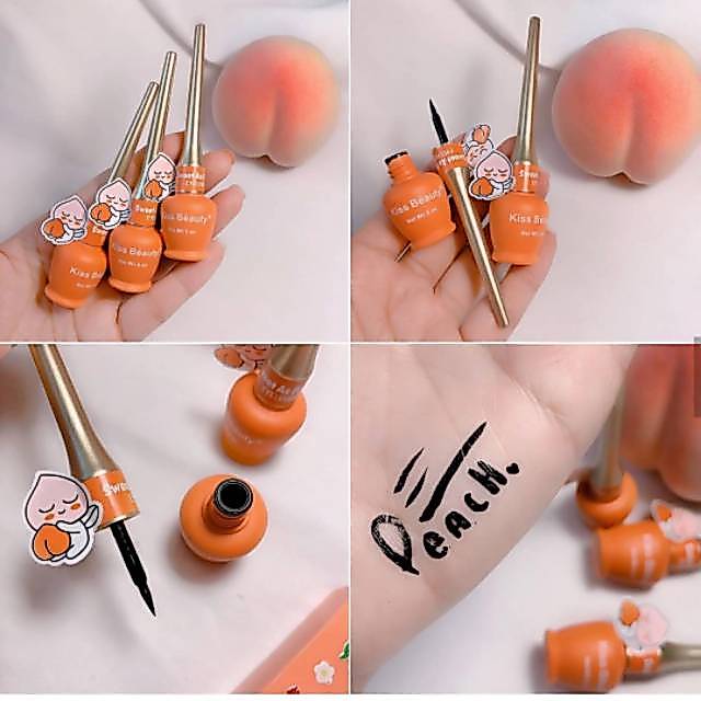 KISSBEAUTY EYELINER LIQUID PEACH (ECER)