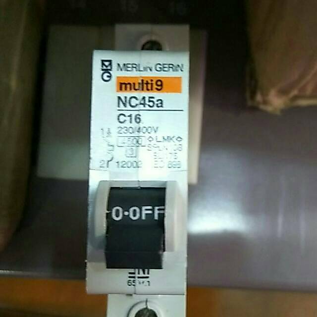 MCB Merlin Gerin NC45a/NC45N 1 Pas 16A LMK/SNI