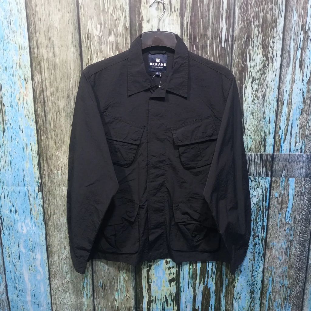 jaket parka OKKANE polos size XL casual bagus