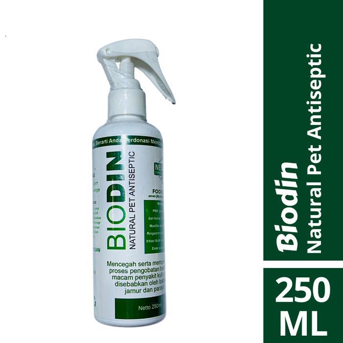 Obat PMK Sapi - Mengatasi Penyakit Pada Sapi Biodin Spray - BIODIN 250ML