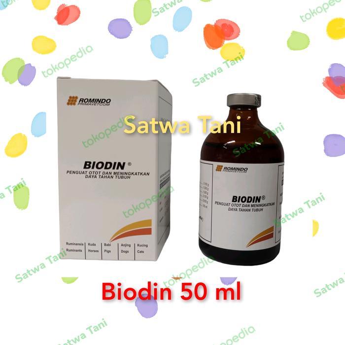 Biodin 50 ml (vitamin ATP kambing dan domba)
