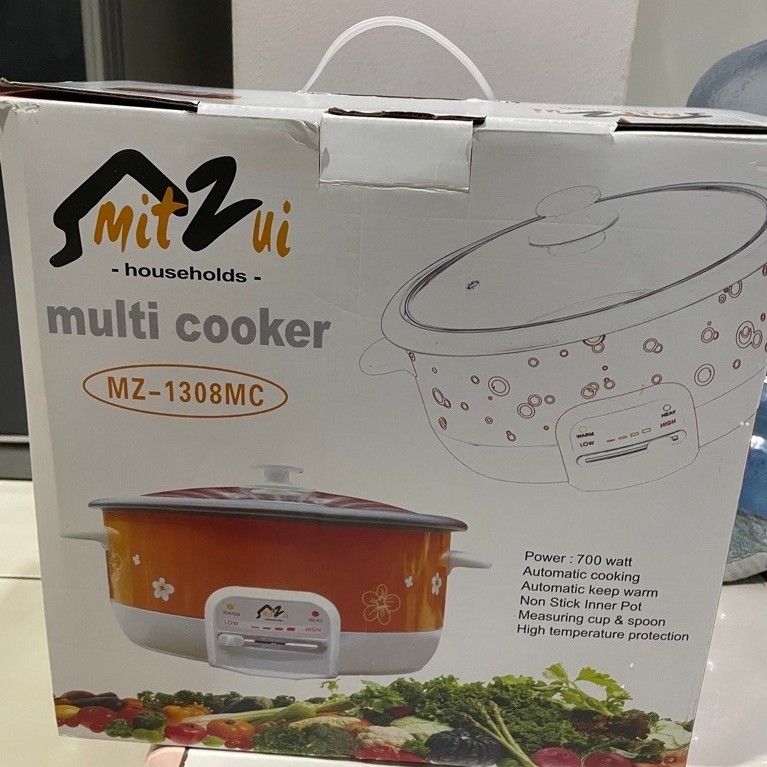 multi cooker slow cooker pemanas penghangat