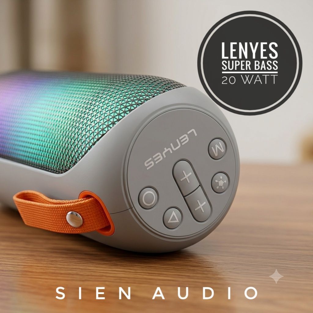 LENYES SPEAKER 20 WATT SUPER BASS LED