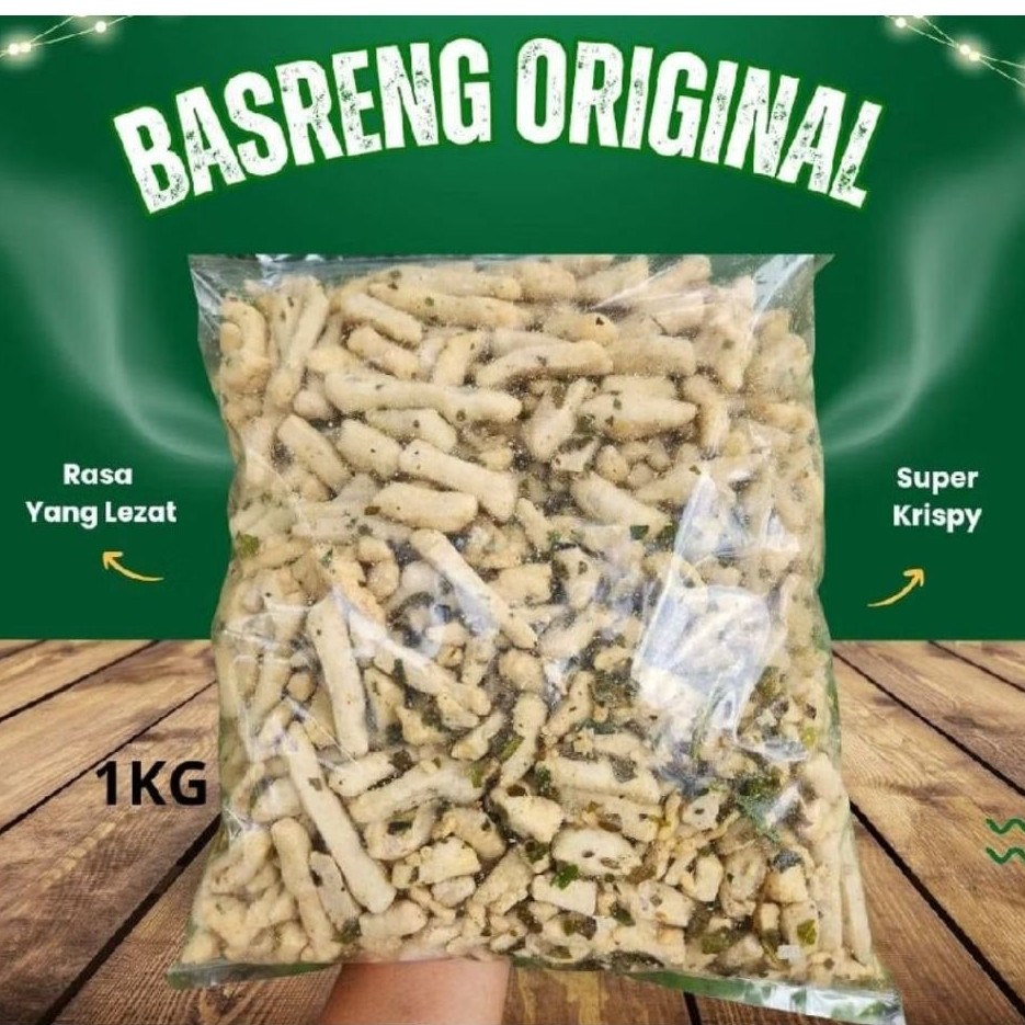 Basreng 1kg Original gurih asin