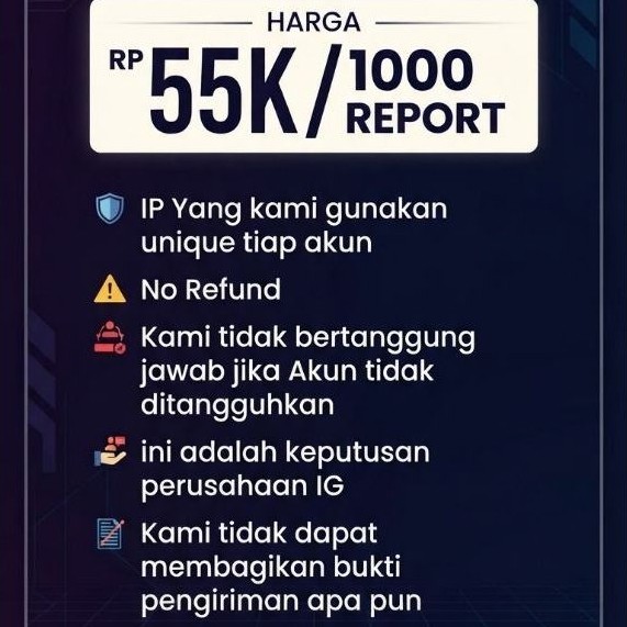 JASA REPORT AKUN IG JASA REPORT MURAH JASA REPORT AKUN INSTAGRAM