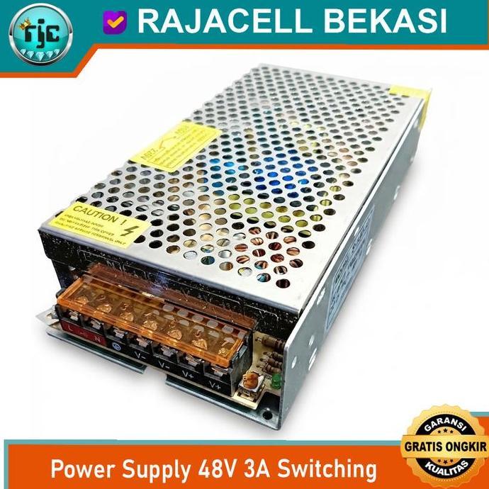 Power Supply 48V 3A Switching PSU SMPS Adaptor jaring