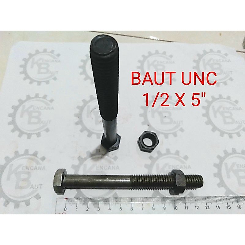 BAUT MUR 1/2 X 5" KUNCI 19 PANJANG 12,5 CM