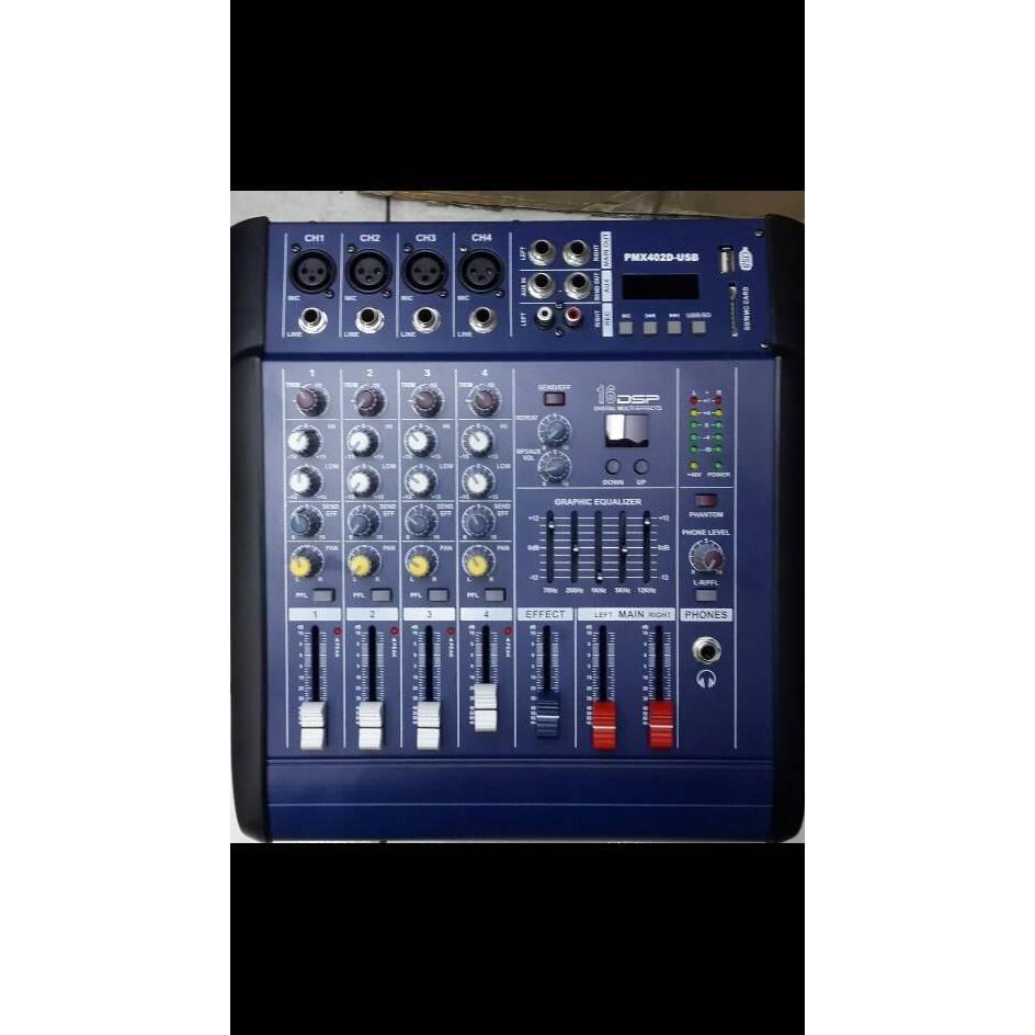 HARGA DISC - Power mixer PMX 402D USB ( 4 channel )