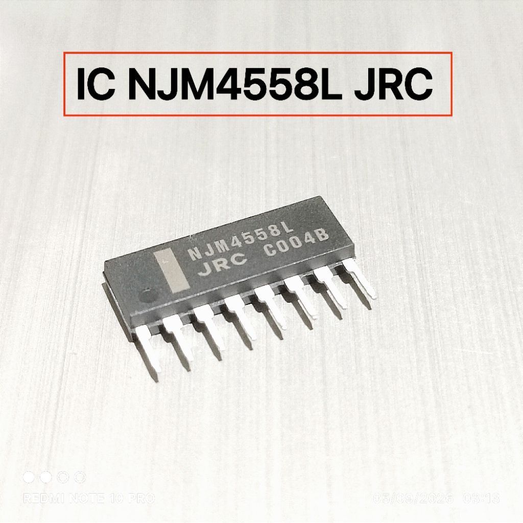 (QTY 1 PCS) IC JRC NJM4558L JRC4558L  KA4558S KA4558 KA 4558 SISIR 8 PIN