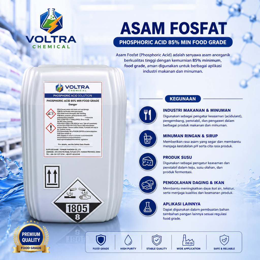 [VOLTRA] Asam Fosfat 85% Food Grade